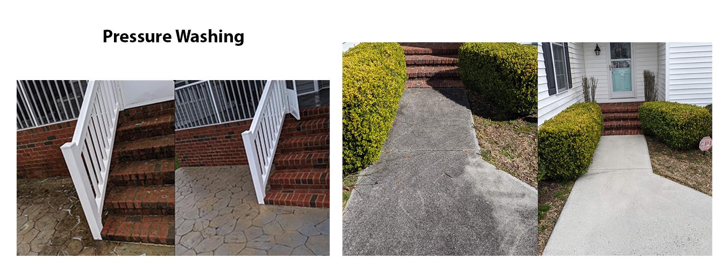 Pressure washing